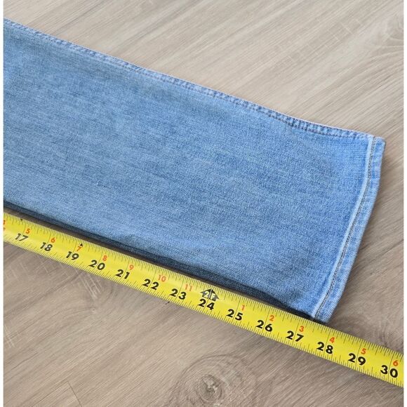 7 for All Mankind Button Up Fly Cropped Jeans Highrise Size 28 - Picture 11 of 12